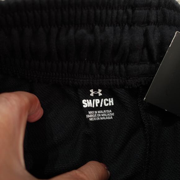 NWT Under Armour Mens UA Rival Terry 6" Activewear Shorts Loose Fit Black Size S - Picture 5 of 7